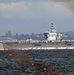 USS Nimitz departs