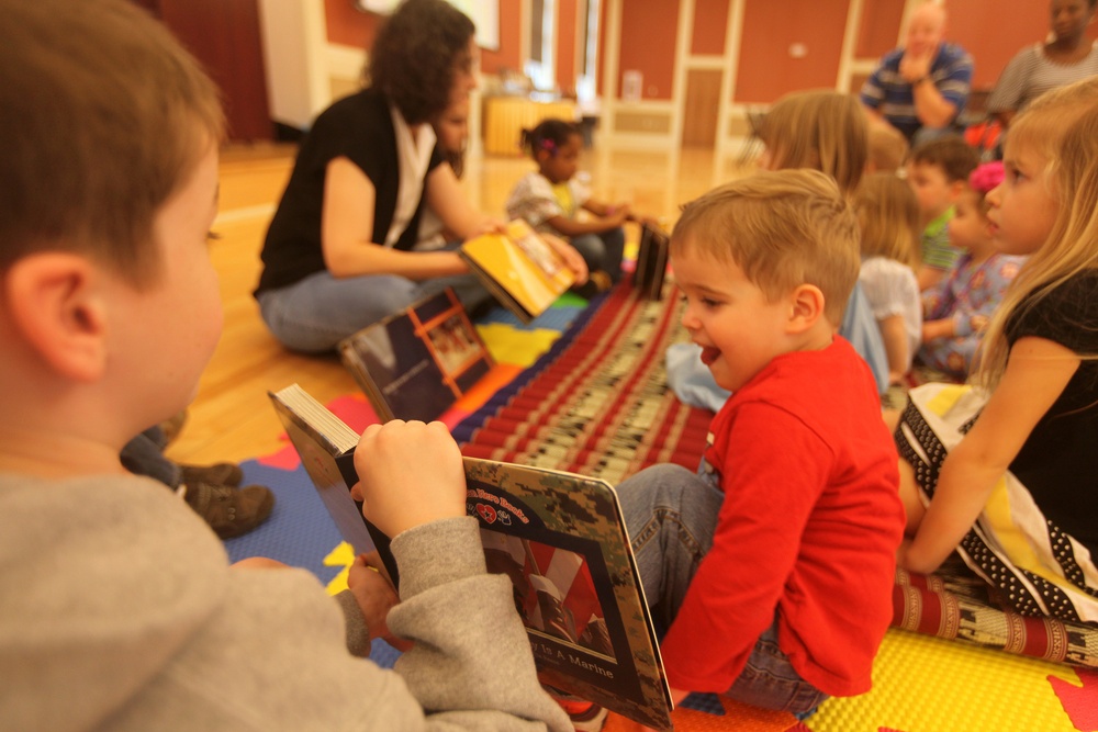 Family first: Children bond with story-telling, crafts