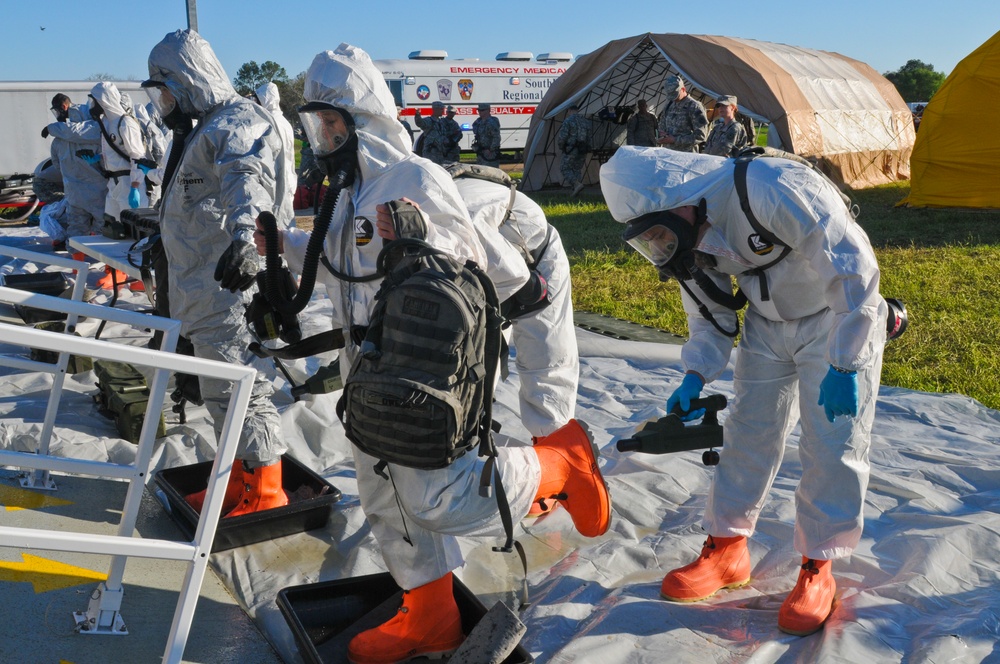 Texas Guardsmen support local authorities for emergency exercise