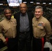 Marines pose with Sam Jones