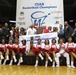 Marines pose with CIAA Champion Winston-Salem University Rams