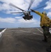 Flight deck operations aboard USS Makin Island