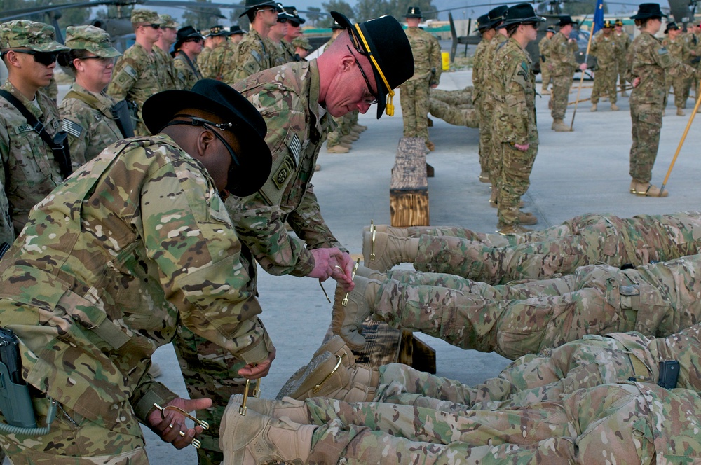 Earning combat spurs