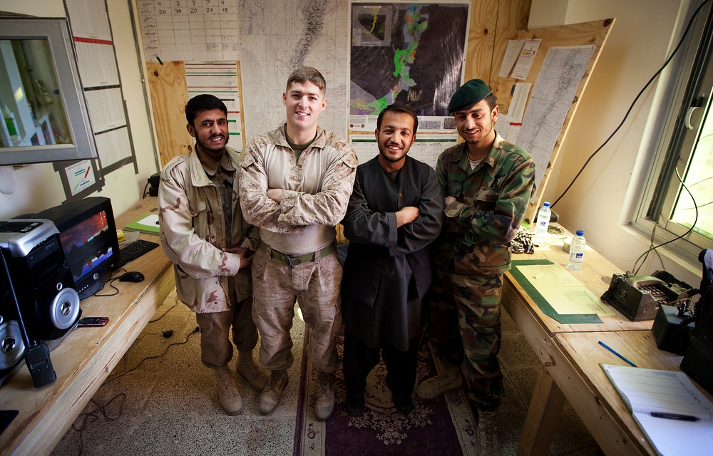 Making Strides Behind the Scenes: Afghan forces, Marines serve Garmsir from operational coordination center