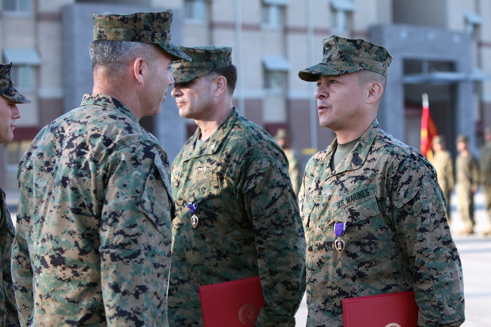Torres receives Purple Heart