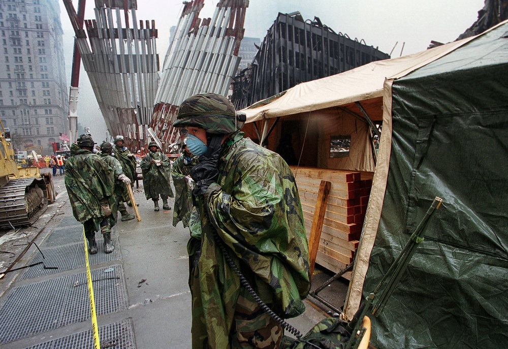 Photos taken around Ground Zero, Sept. 14, 2001