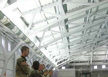 Company F recruits learn water survival skills