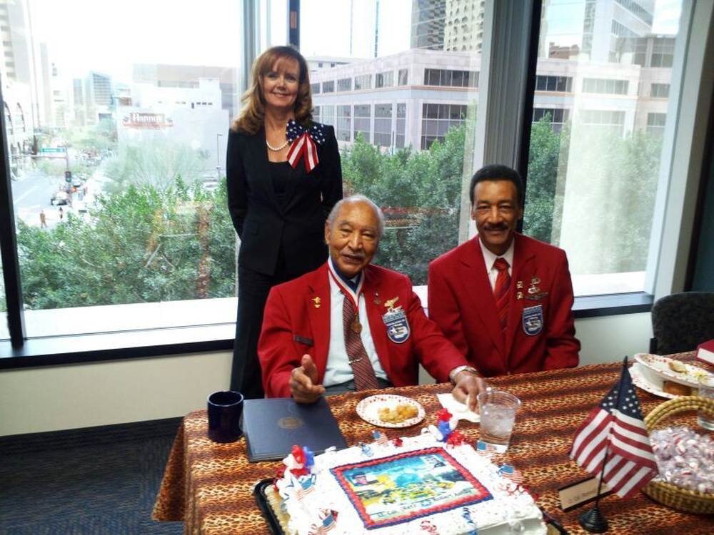 DVIDS - News - Tuskegee Airman celebrates Black History with DCMA Phoenix