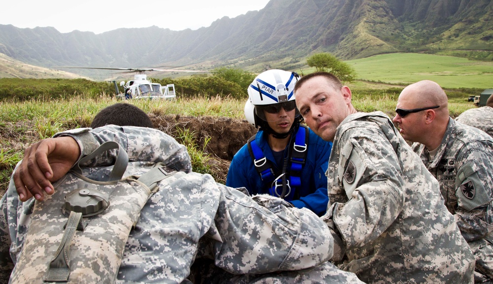 Casualty evacuation in paradise