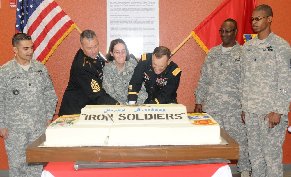 Cutting the cake