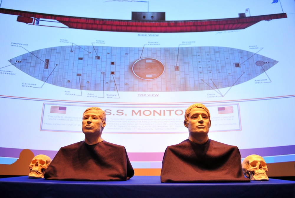 Facial reconstruction of USS Monitor sailors