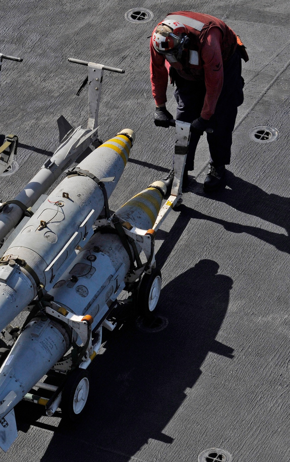 USS Abraham Lincoln flight deck operations