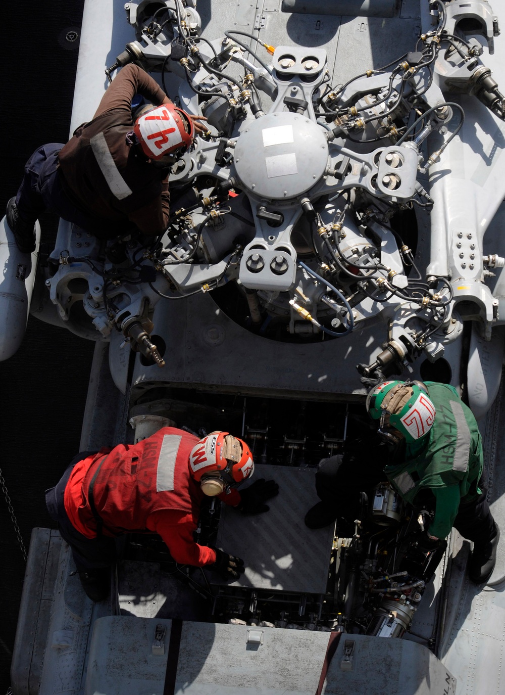 USS Abraham Lincoln flight deck operations