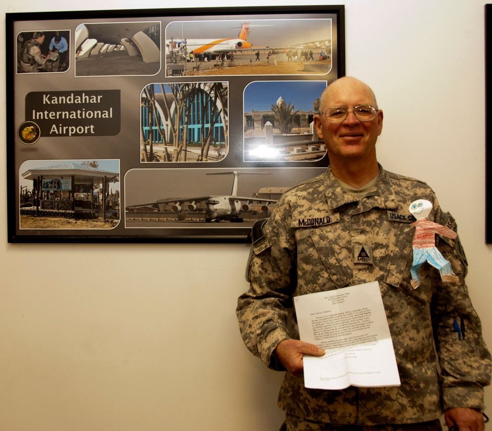 Afghanistan Engineer District-South welcomes small visitor