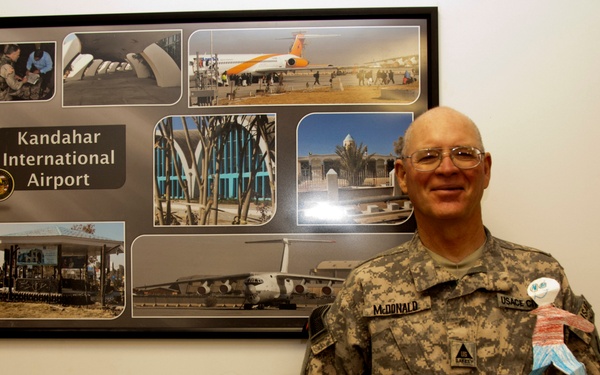 Afghanistan Engineer District-South welcomes small visitor