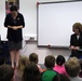 Jeanie Chandler visits Hohenfels Elementary School