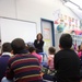 Jeanie Chandler visits Hohenfels Elementary School