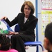 Jeanie Chandler visits Hohenfels Elementary School