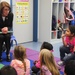 Jeanie Chandler visits Hohenfels Elementary School