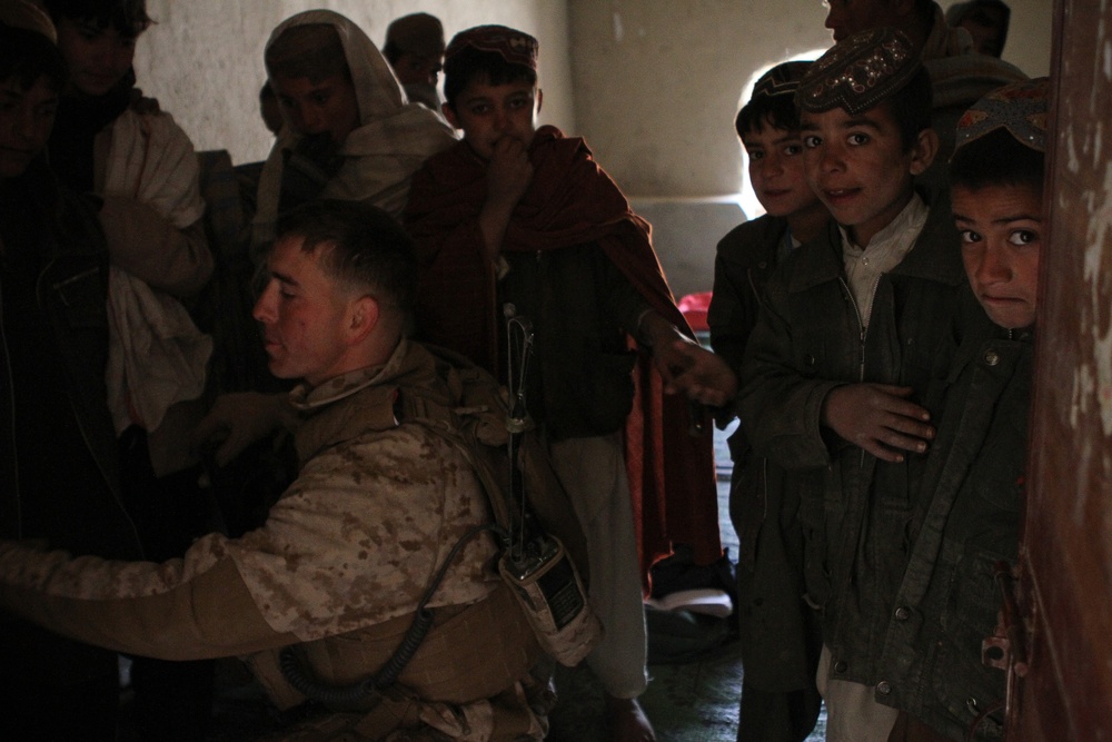 Afghans, Marines brighten horizons for young students