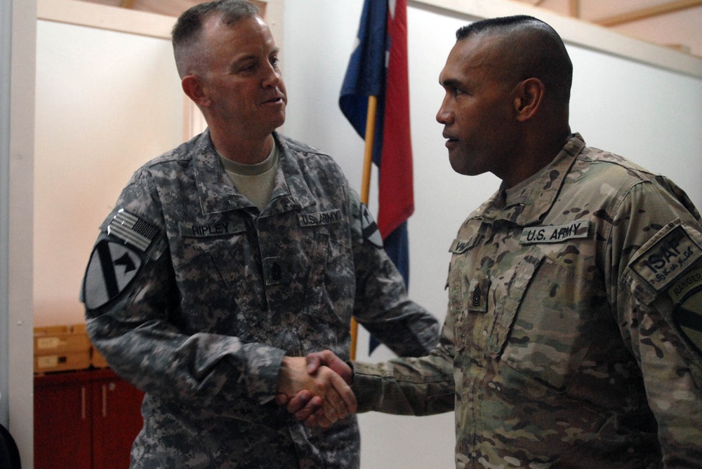Division command sergeant major visits Ironhorse