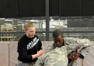 Taking it to the mat: 1st BCT soldiers knock out combatives training
