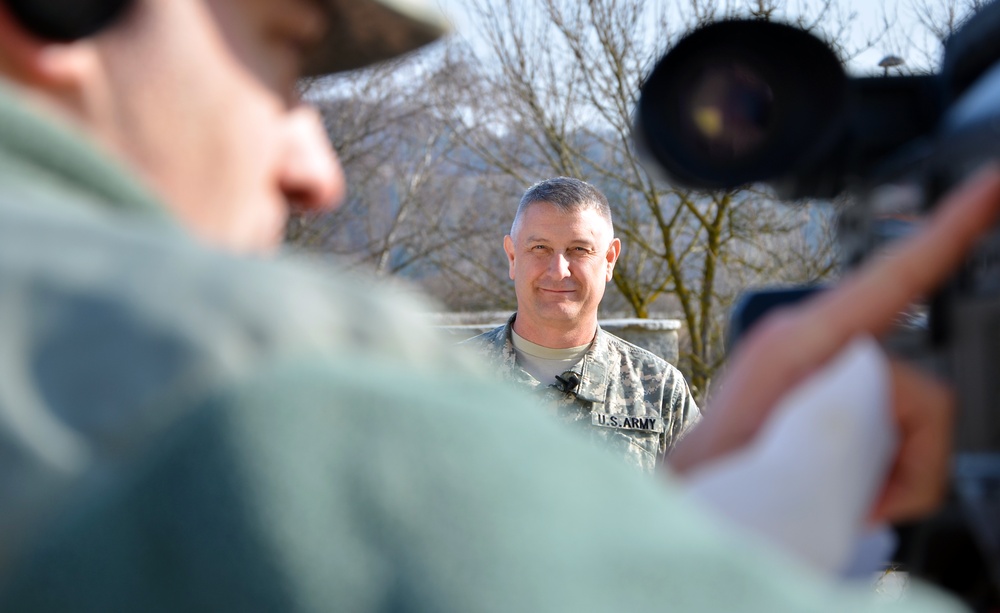 Sgt. Maj. of the Army Raymond Chandler III visits the Joint Multinational Readiness Center