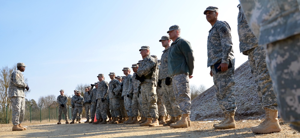 Sgt. Maj. of the Army Raymond Chandler III visits the Joint Multinational Readiness Center