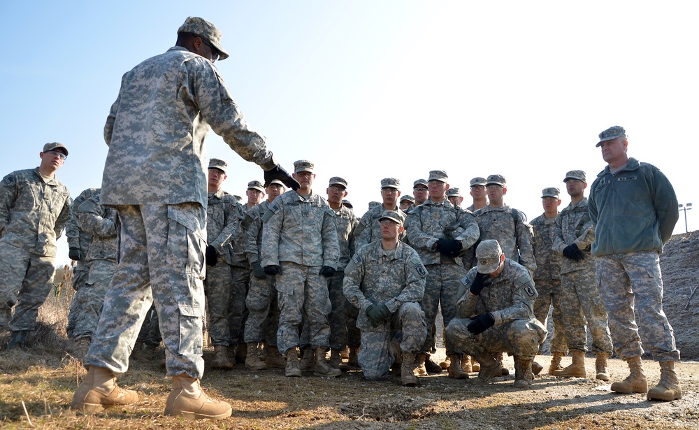 Sgt. Maj. of the Army Raymond Chandler III visits the Joint Multinational Readiness Center