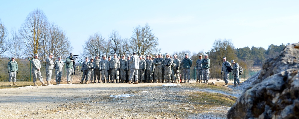 Sgt. Maj. of the Army Raymond Chandler III visits the Joint Multinational Readiness Center