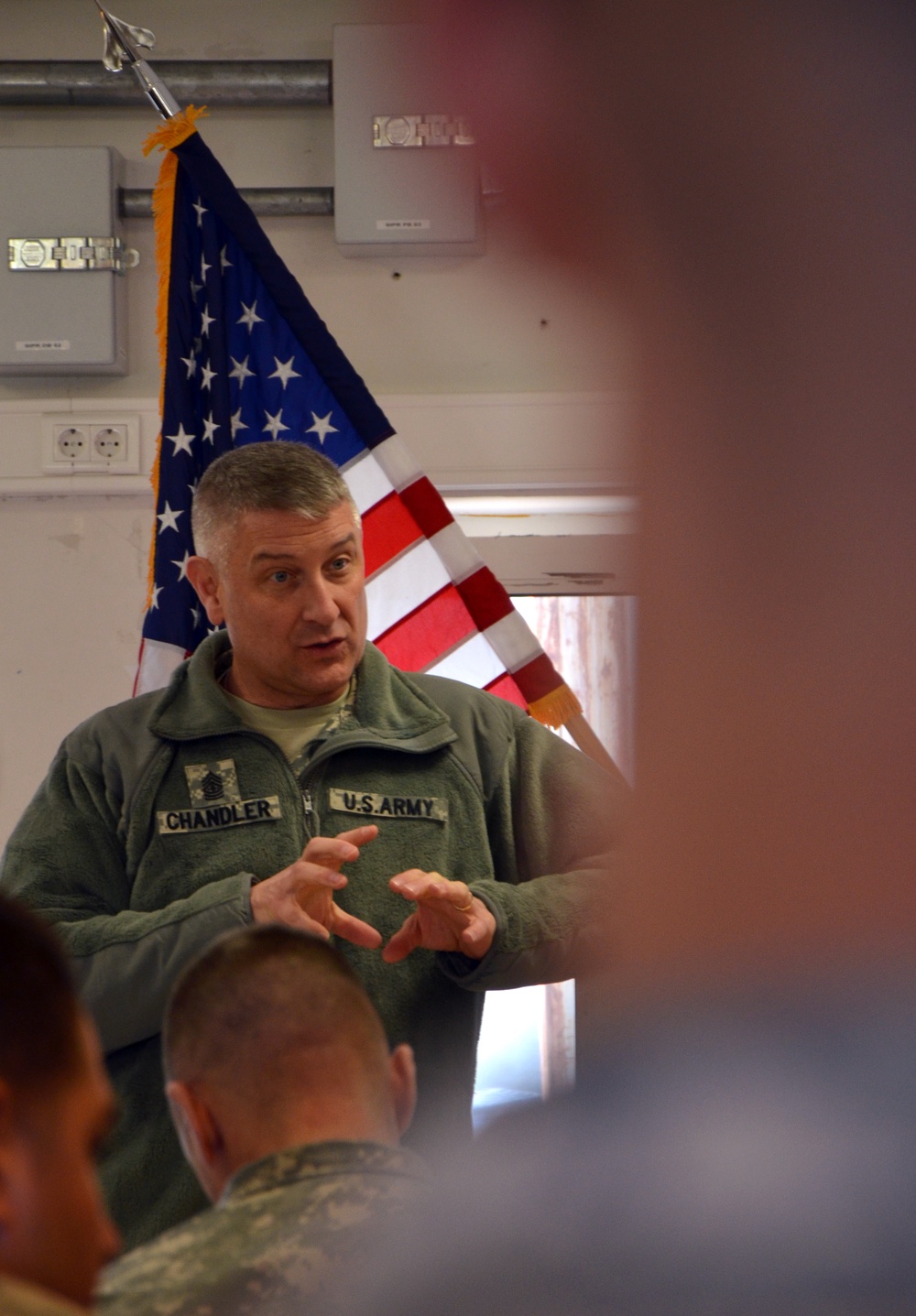 Sgt. Maj. of the Army Raymond Chandler III visits the Joint Multinational Readiness Center