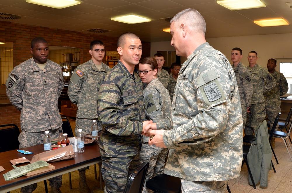 Sgt. Maj. of the Army Raymond Chandler III visits the Joint Multinational Readiness Center