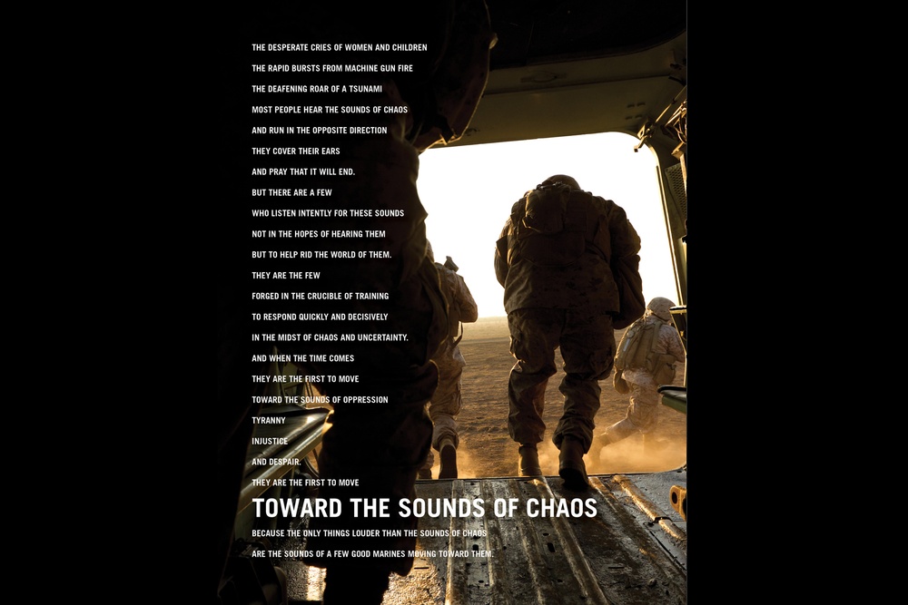 'Toward the Sounds of Chaos' to showcase Marines' combat, humanitarian capabilities