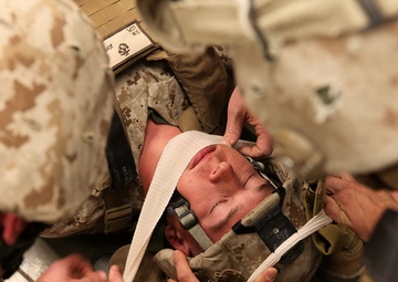 RCT-6 Marines train for combat first aid