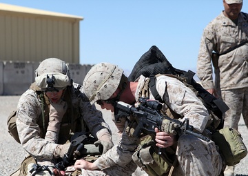 RCT-6 Marines train for combat first aid