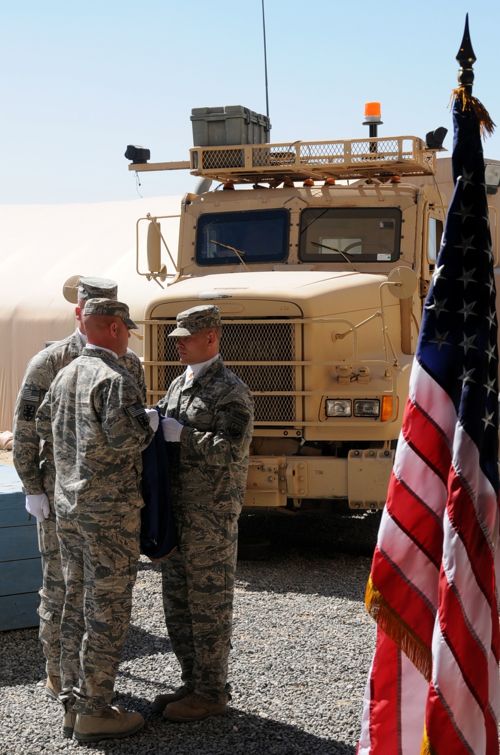 387th Expeditionary Logistics Readiness Squadron inactivation ceremony