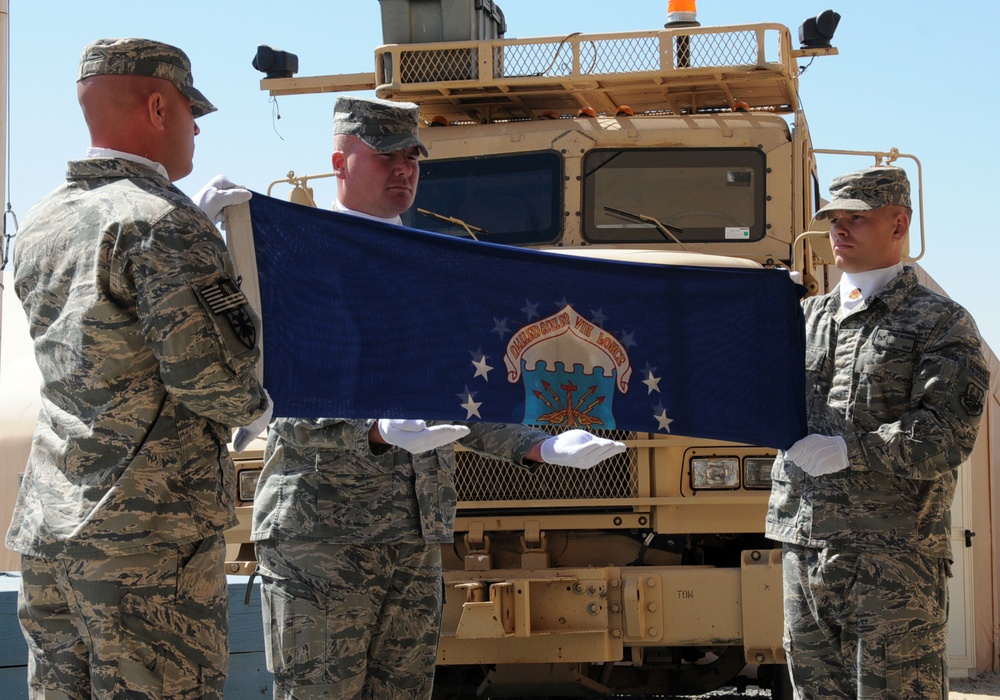 387th Expeditionary Logistics Readiness Squadron inactivation ceremony