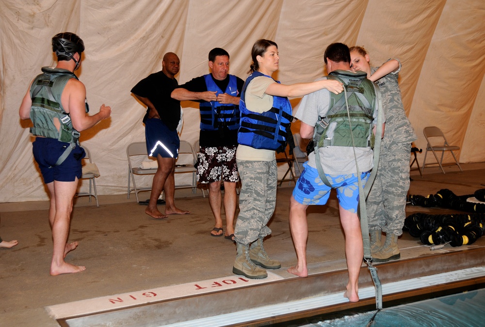 188th Ops Group conducts water survival training