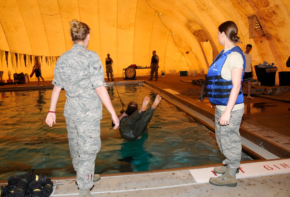 188th Ops Group conducts water survival training