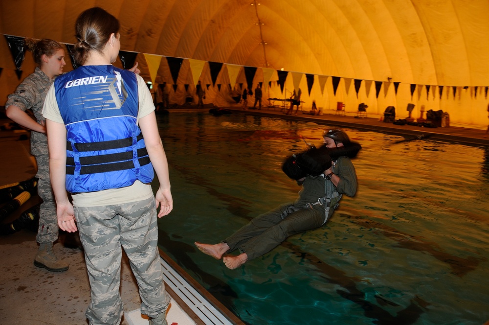 188th Ops Group conducts water survival training