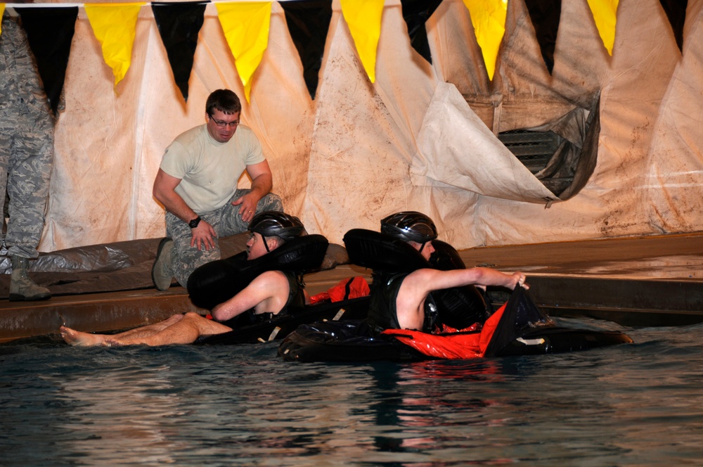 188th Ops Group conducts water survival training