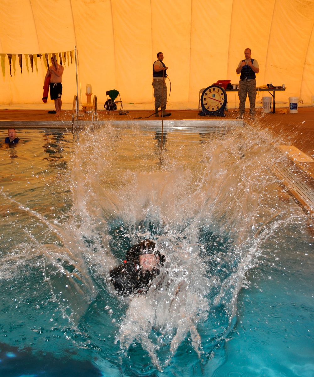 188th Ops Group conducts water survival training