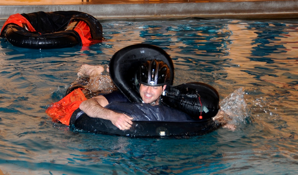 188th Ops Group conducts water survival training