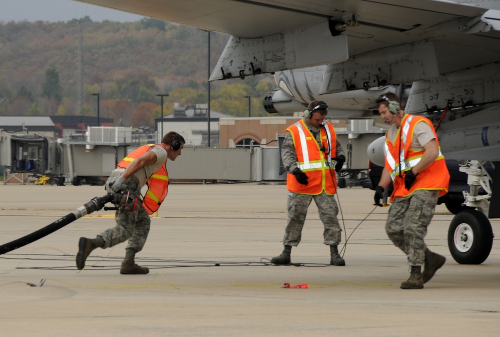 Pit stop: 188th conducts 'hot-pit' refuels