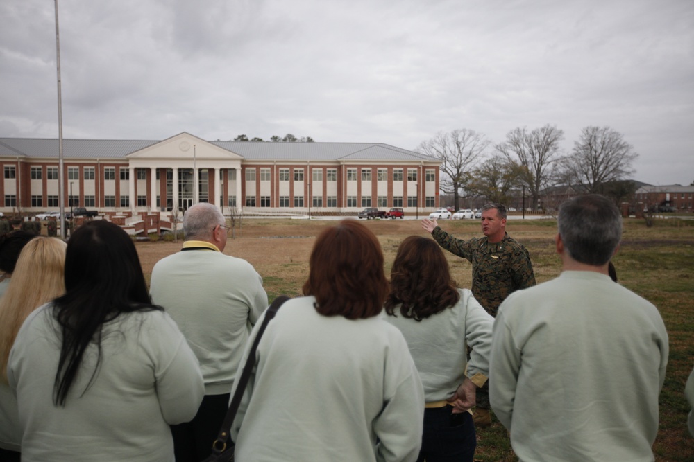 Carteret County leaders tour air station, gain insight