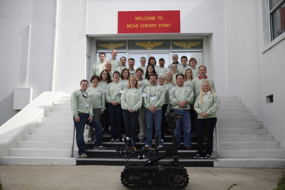 Carteret County leaders tour air station, gain insight