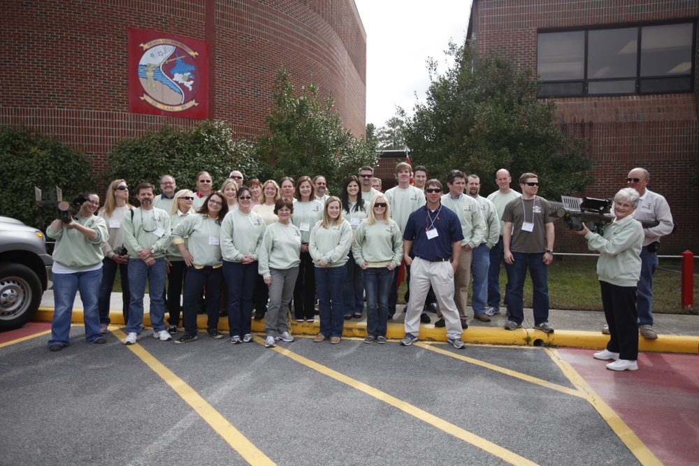 Carteret County leaders tour air station, gain insight