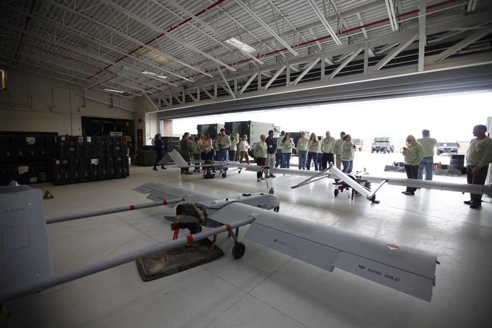 Carteret County leaders tour air station, gain insight