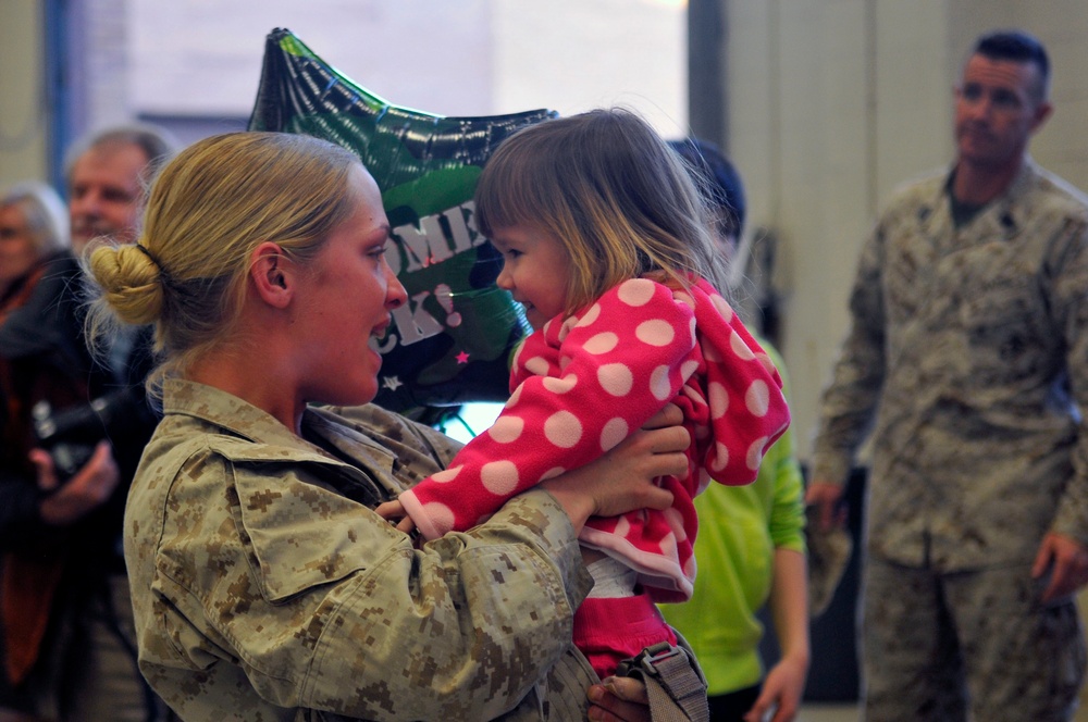 4th Marine Civil Affairs Group, 2nd Marine Division, returns home