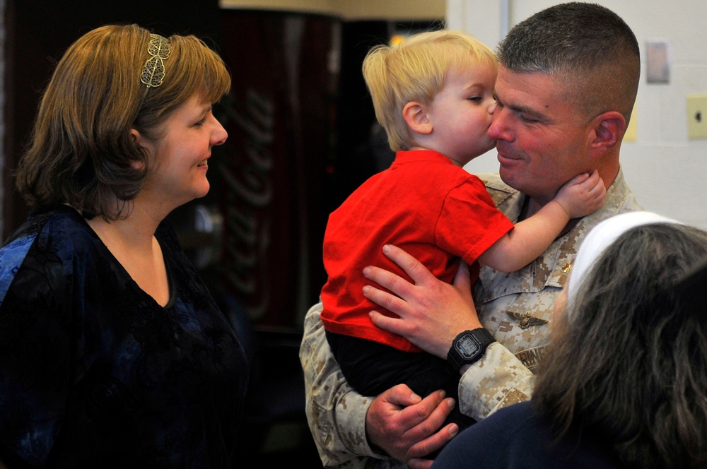 4th Marine CAG 2nd Marine Div. returns home